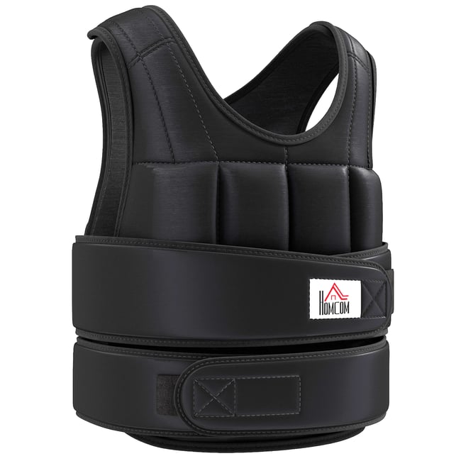 Gilet lesté Tissu Oxford Noir noir <span itemprop=