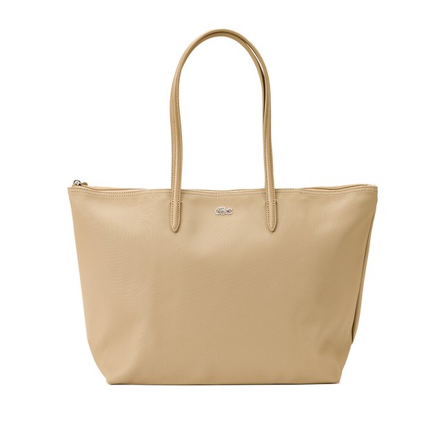 Handtas in piqué stof met ritssluiting L1212 - LACOSTE