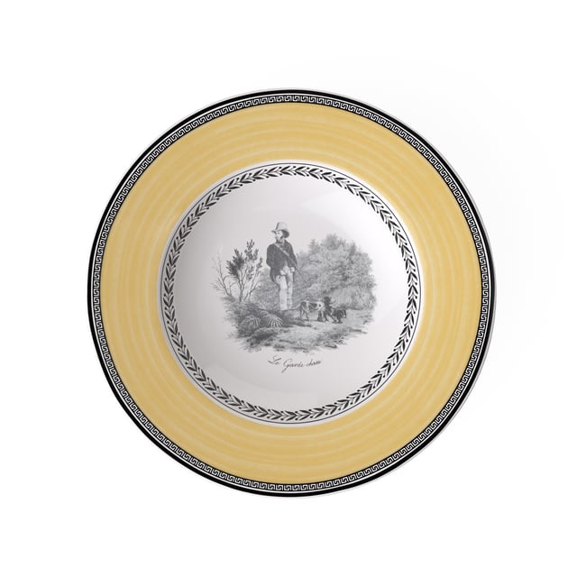 Assiette Creuse AUDUN Couleur multicolore <span itemprop=
