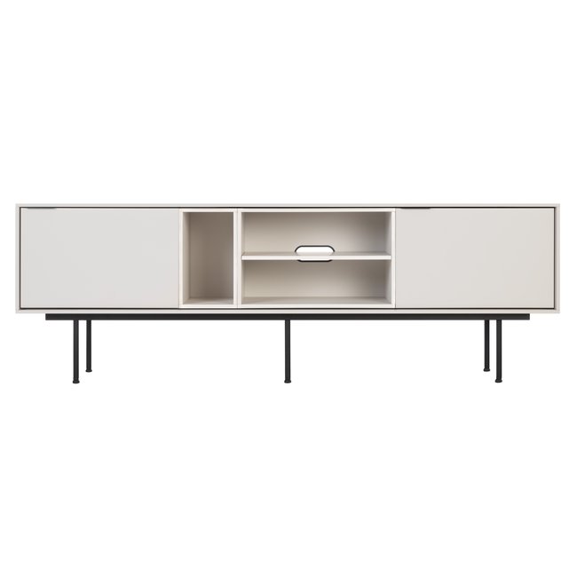 noo.ma Mod meuble TV Couleur gris clair <span itemprop=
