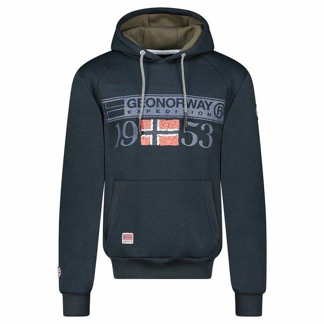 Sweat à capuche Fastlife navy <span itemprop=