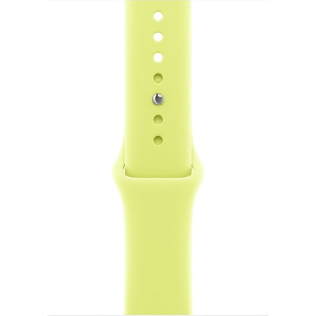 Bracelet 46 mm - S/M Sport jaune fluo jaune <span itemprop=