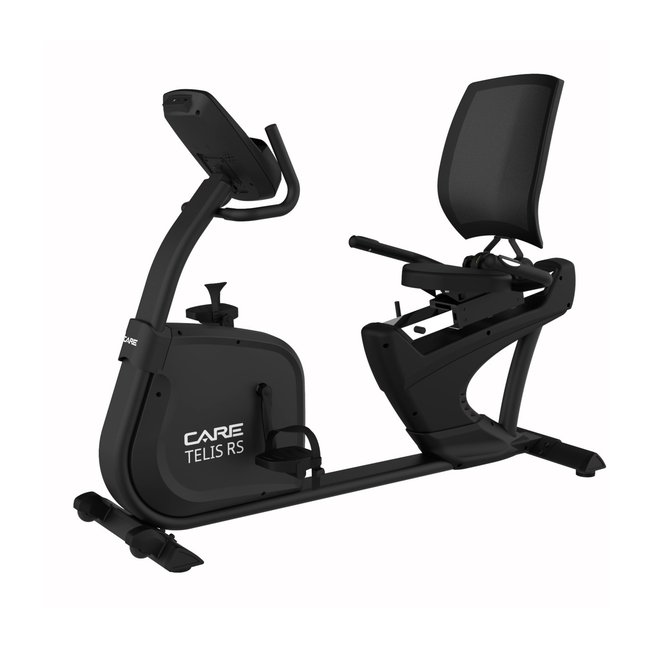 Vélo semi allongé auto-alimenté - TELIS RS - ergomètre connecté noir <span itemprop=