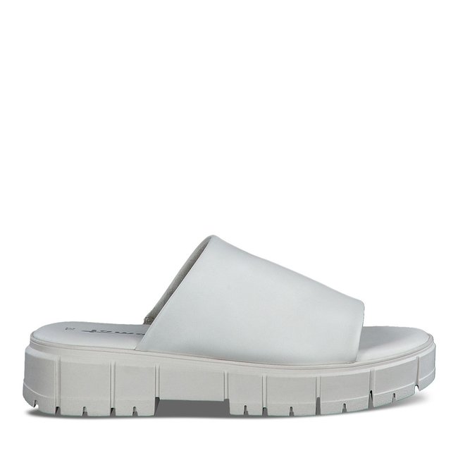 Mules plates en cuir - TAMARIS