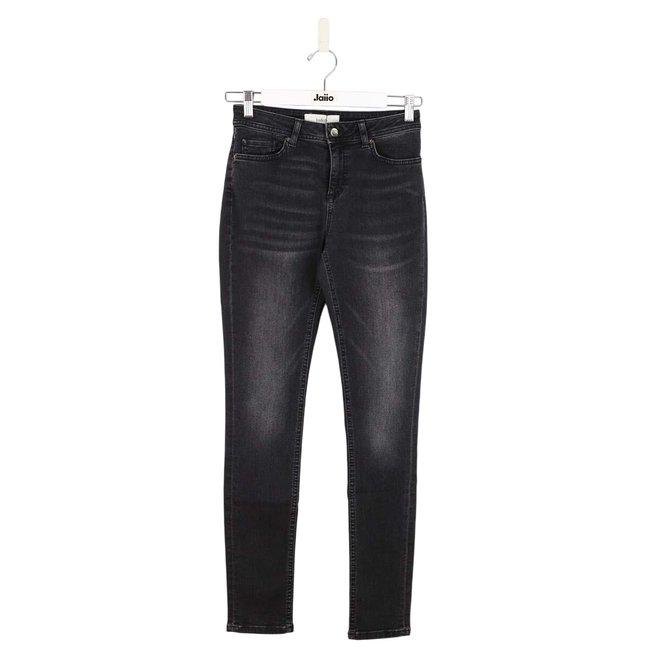 Jean slim en coton - Très Bon État noir <span itemprop=