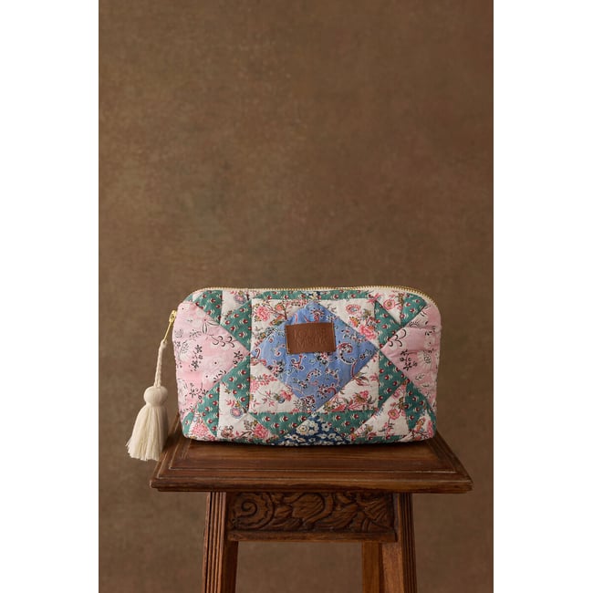 Beauty case, TEIKI stampa patchwork a fiori LOUISE MISHA