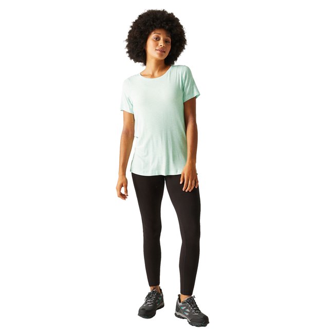 T-shirt BALLYTON turquoise délavé <span itemprop=