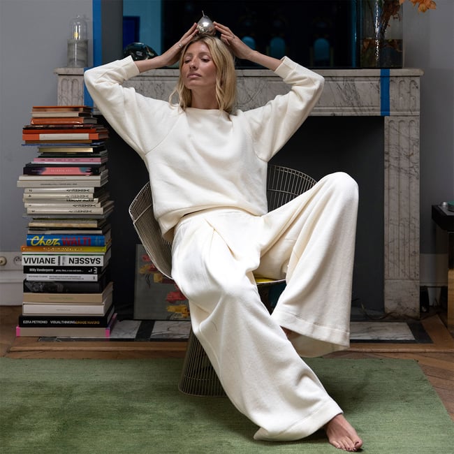 Pantalon  en coton ETREINTE - LAURENCE TAVERNIER