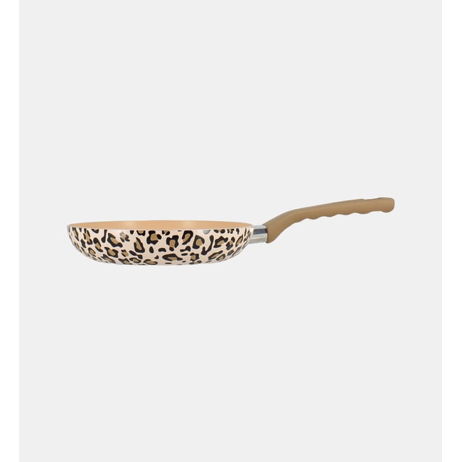 Poêle 24cm en aluminium recyclé, LEOPARD léopard <span itemprop=