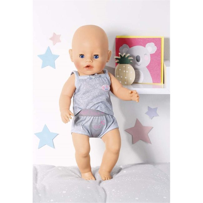 Baby born sous vetements gris 43 cm gris Zapf Creation La Redoute