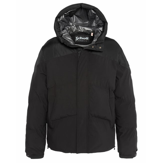 Doudoune sans coutures noir <span itemprop=