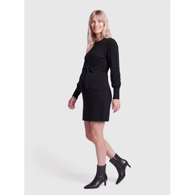 Robe En Maille noire - black <span itemprop=