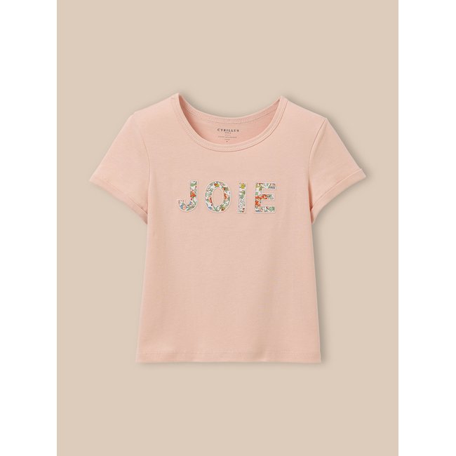 T-shirt  message en tissu Liberty - coton biologique liberty nazanin <span itemprop=