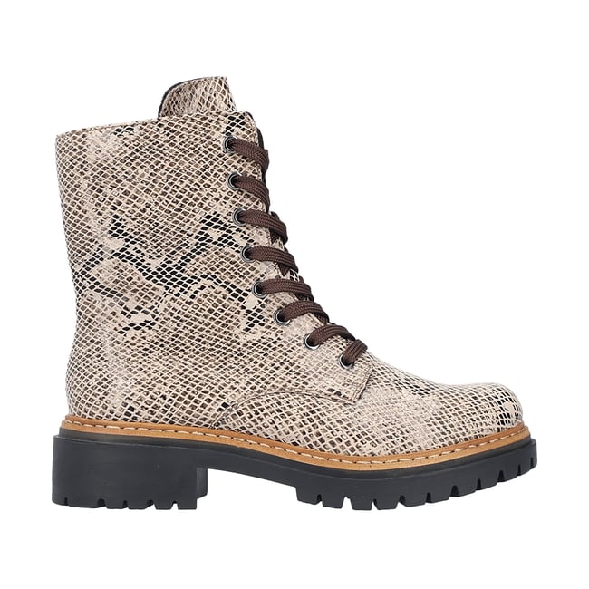 Bottine à Lacets Leprato beige comb <span itemprop=