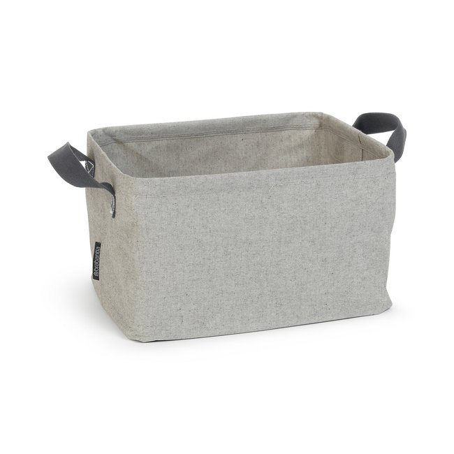 Panier à linge gris <span itemprop=