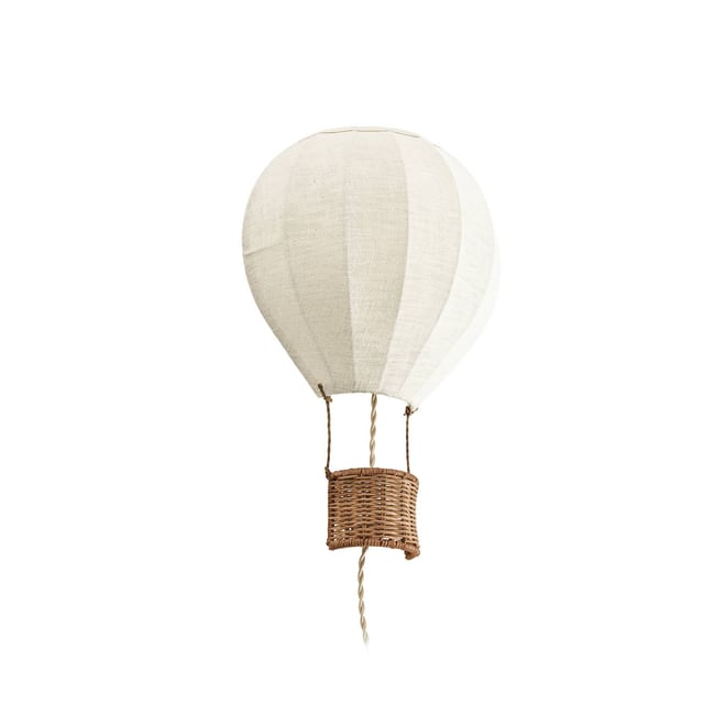 Applique en textile, Aeris Couleur beige, bois clair <span itemprop=