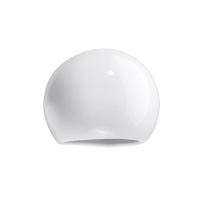 Applique Céramique Blanc E27 1 Pontius Couleur blanc <span itemprop=