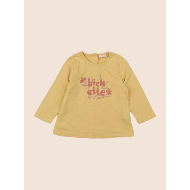 Tee-shirt - Très bon état jaune <span itemprop=