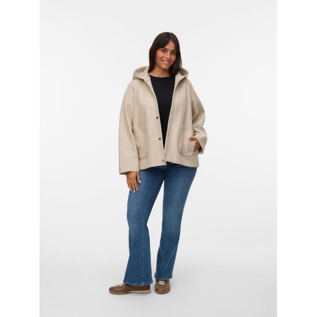 Manteau beige - oatmeal 1 <span itemprop=