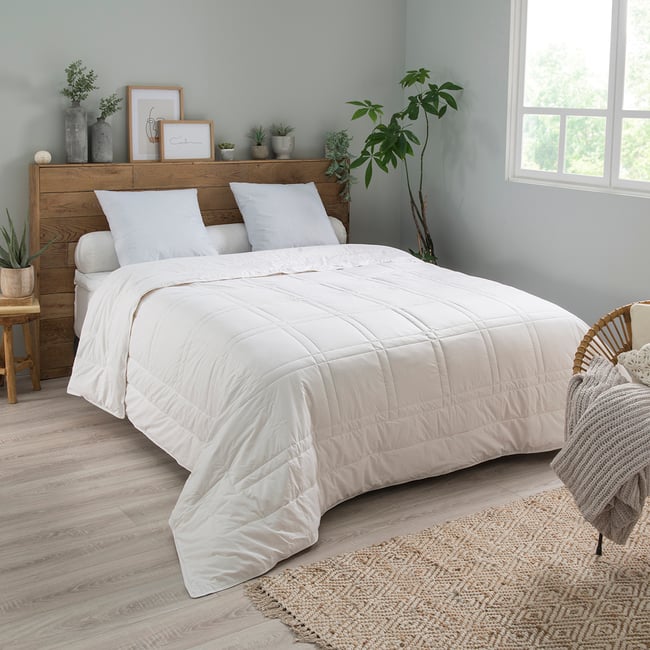 Couette Shanghaï Légère Couleur blanc <span itemprop=