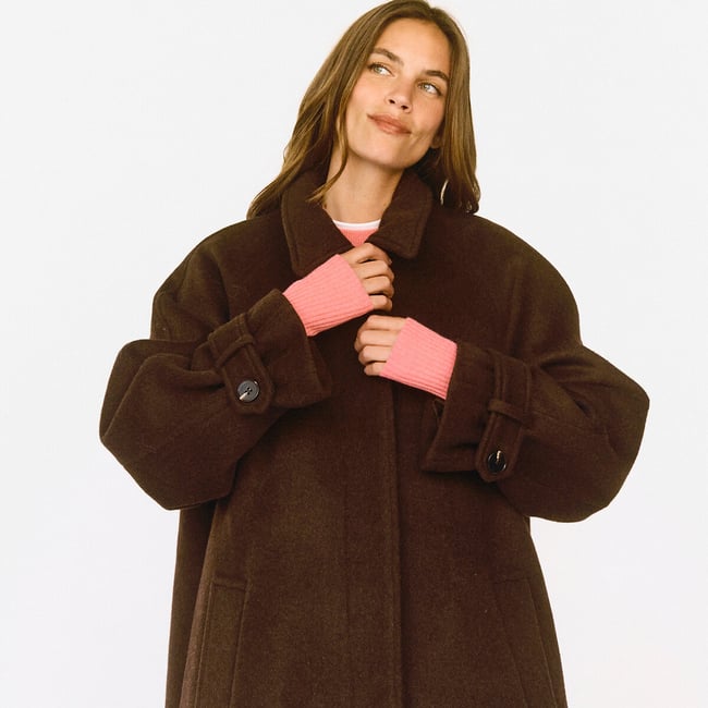 Manteau drap de laine mélangée, Signature ISIDORE - LA REDOUTE COLLECTIONS