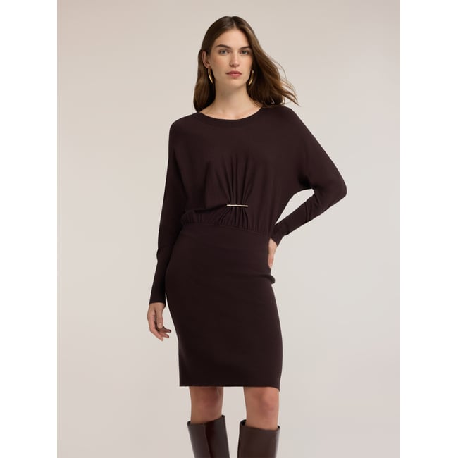 Robe fourreau avec drapé - MOTIVI