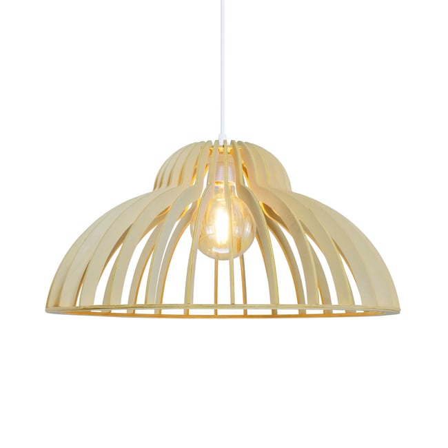 Suspension en bois de tilleul, DINOWOOD MM Couleur naturel <span itemprop=
