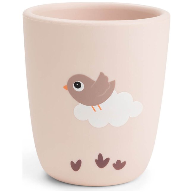 Mini gobelet en silicone Couleur rose <span itemprop=