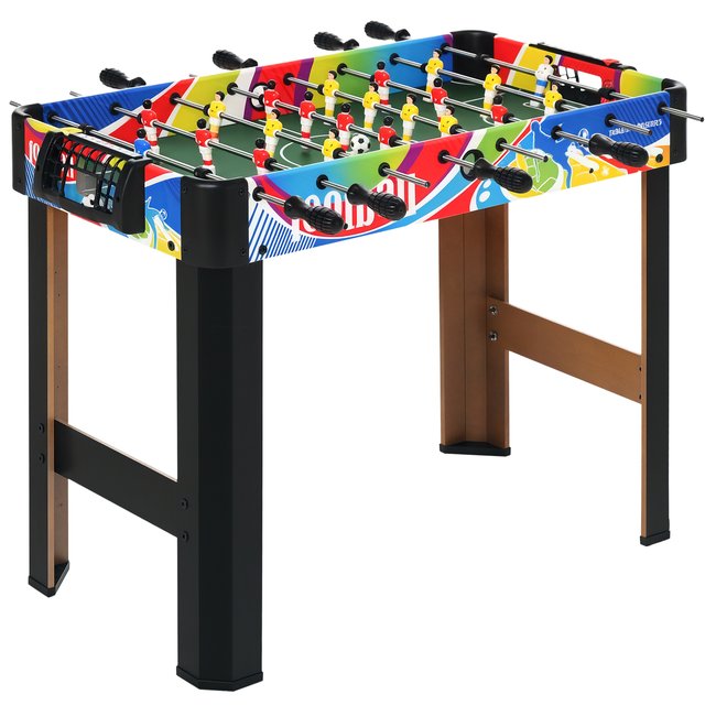 Mini Table Football MDF Multicolore multicolore <span itemprop=