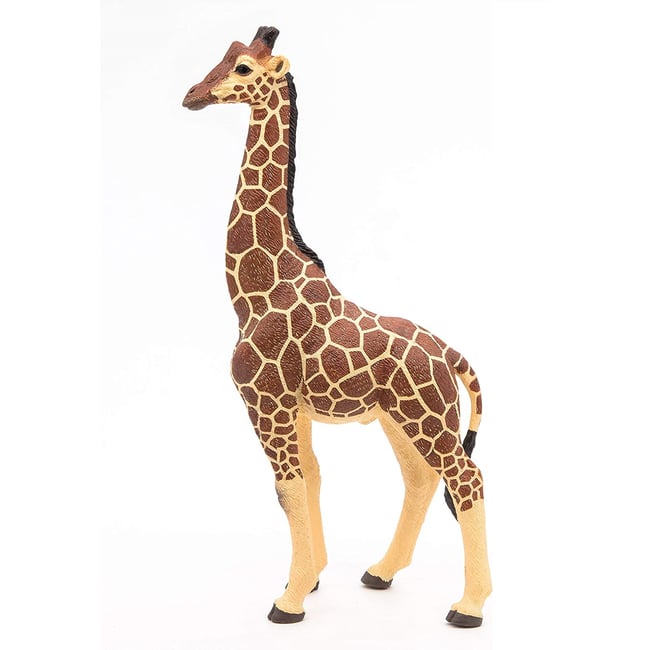 Figurine Girafe mâle marron <span itemprop=