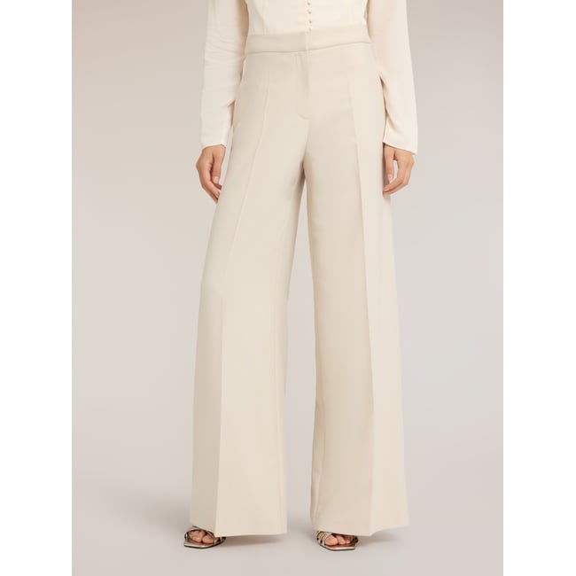 Pantalon palazzo avec inserts satin - MOTIVI