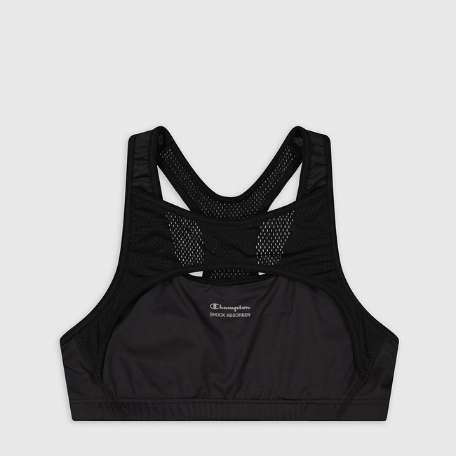 Sujetador deportivo Crop Top - alta sujeción negro <span itemprop=