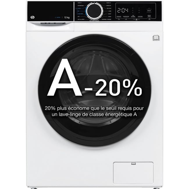 Lave linge hublot ELF1214-3b - ESSENTIEL B