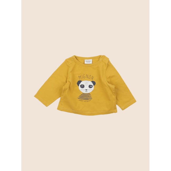 Tee-shirt - Très bon état jaune <span itemprop=