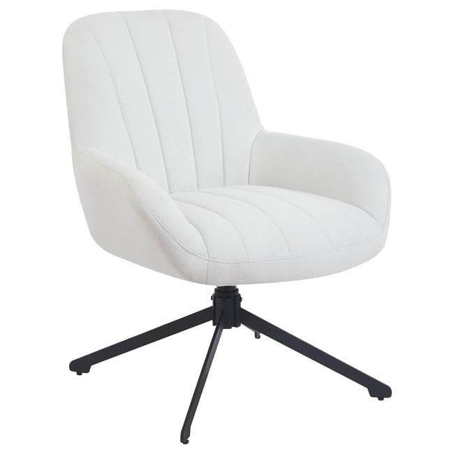 Fauteuil Rembourrée - LUCENS Couleur beige <span itemprop=