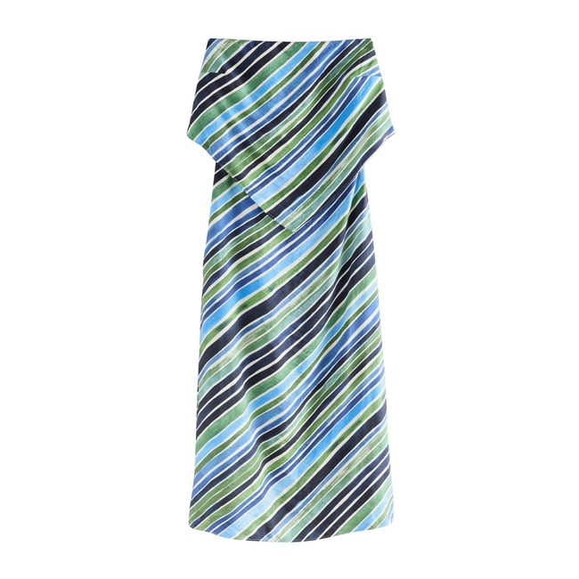 Robe midi bandeau avec détail foulard - NEXT