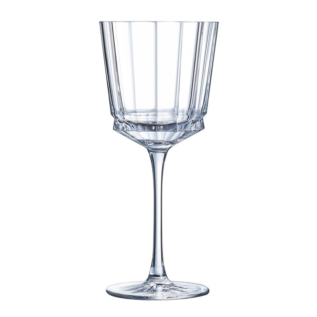 6 verres à pied 35 cl - MACASSAR Couleur transparent <span itemprop=