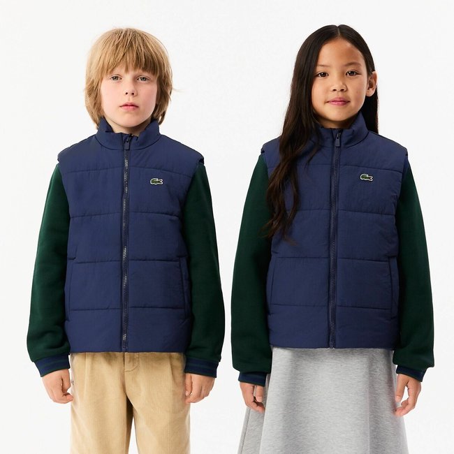 Doudoune sans manches bleu marine LACOSTE