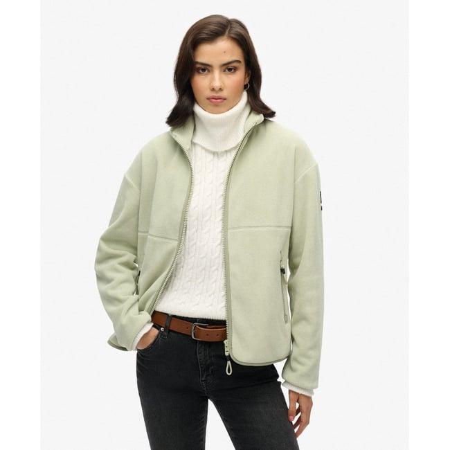 Veste polaire Active entièrement zippée sauge poussiéreuse <span itemprop=