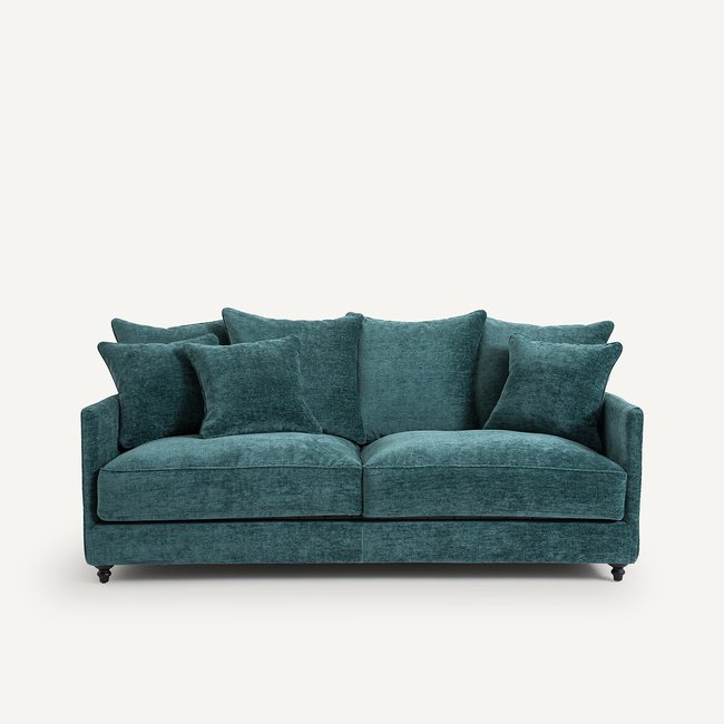 Canapé 3P convertible, polyester recyclé, Lazare - AM.PM