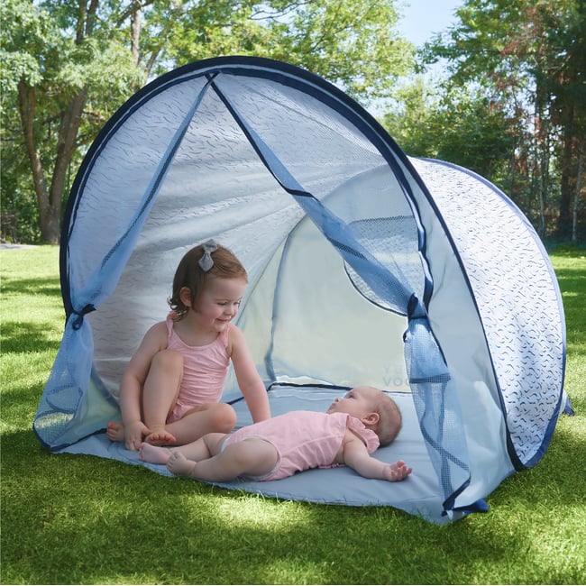 Tente De Jeu Enfant Relaxdays – Tente Pirate Pop-up Bleu Et Rouge, Pour Intérieur Et Extérieur, Dès 3 Ans, Avec Fenêtre Transparente Et Drapeau
