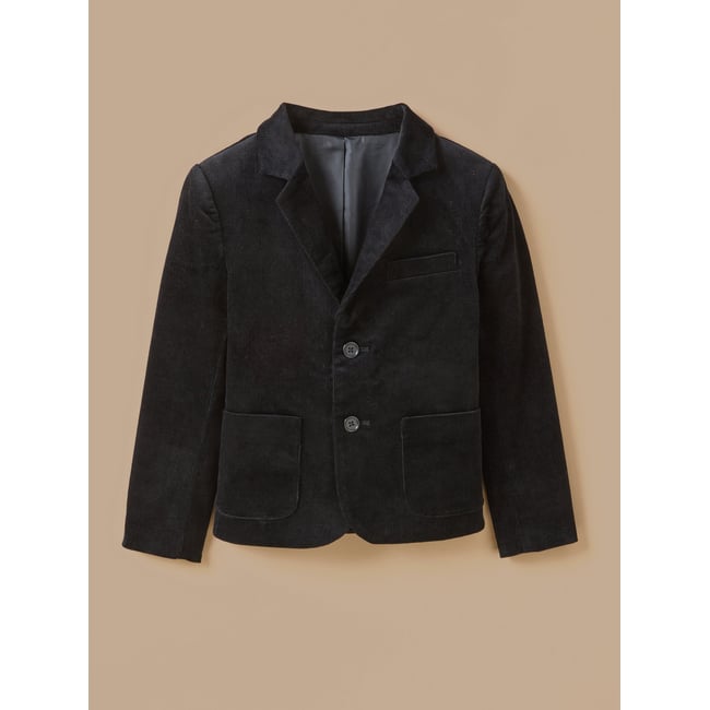 Veste de costume velours  - Collection Fêtes et Mariages noir <span itemprop=