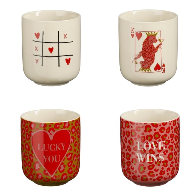 Tasse et soucoupe Couleur rose <span itemprop=