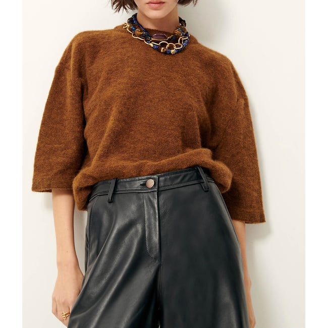 Zack Oversize Jumper, brown, SESSUN