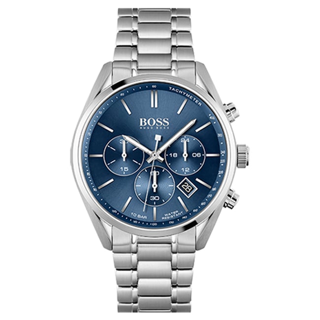 Montre Analogique  CHAMPION argenté bleu argenté <span itemprop=