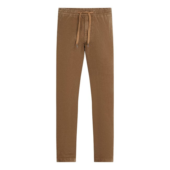 Cordhose mir Kordelzug, Tapered-Fit beige <span itemprop=