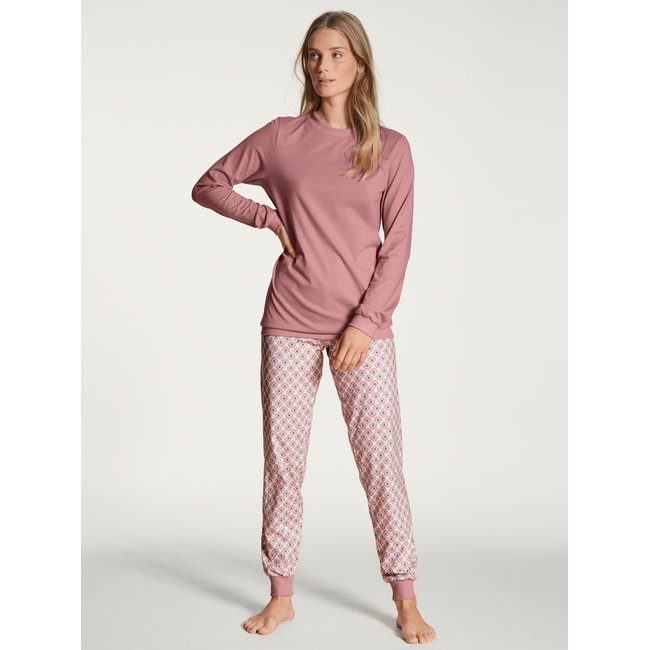 Pyjama avec bords élastiques LOVELY NIGHTS rose bud <span itemprop=