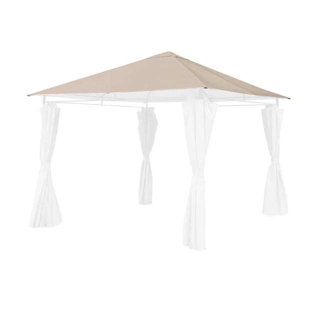 Toile de toit pour tonnelle 3x3m TOILE DE TOIT POUR TONNELLE 3X3M ELUSA beige <span itemprop=