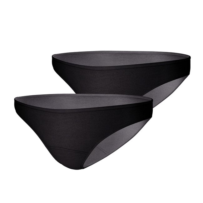 Lote de 2 cuecas menstruais preto <span itemprop=