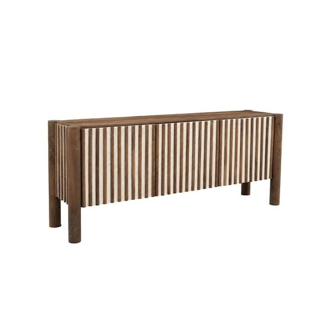 Buffet en bois de manguier ZENA Couleur bois foncé <span itemprop=